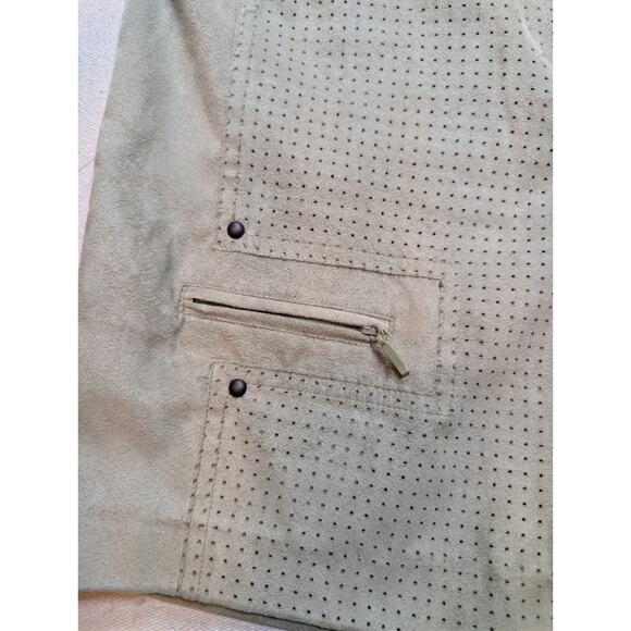 Jamie Sadock Shorts Womens 6 Honeydew Green Golf Suede-like Polyester Pockets - Picture 2 of 6